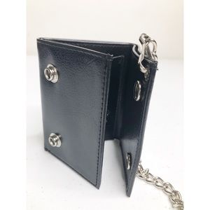 Vegan Biker wallet with chain